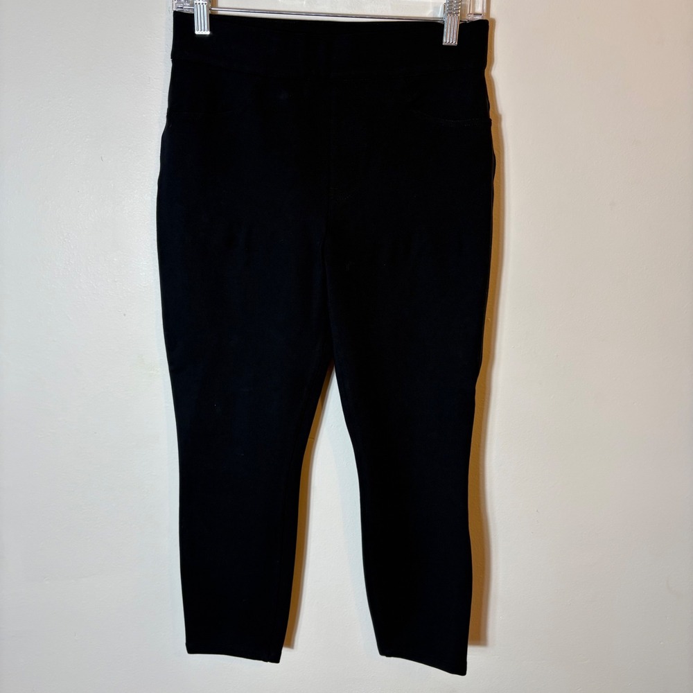 Spanx The Perfect Black Pant Ankle Backseam‎ Skinny Size Medium Petite